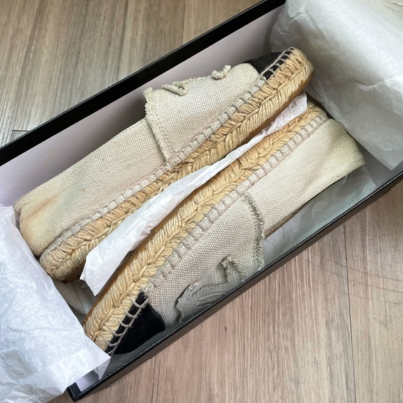 CHANEL USED Espadrilles size 38 beige - Picture 14 of 16